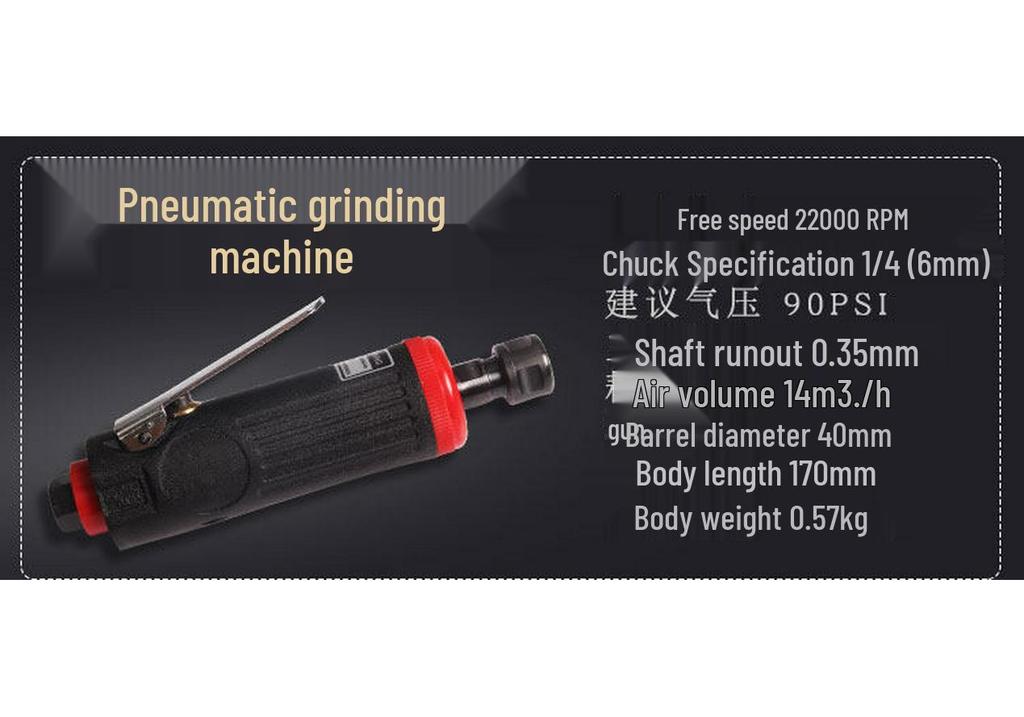 High-Speed Air Grinder and Polisher Kit for Tire Repair and Engraving