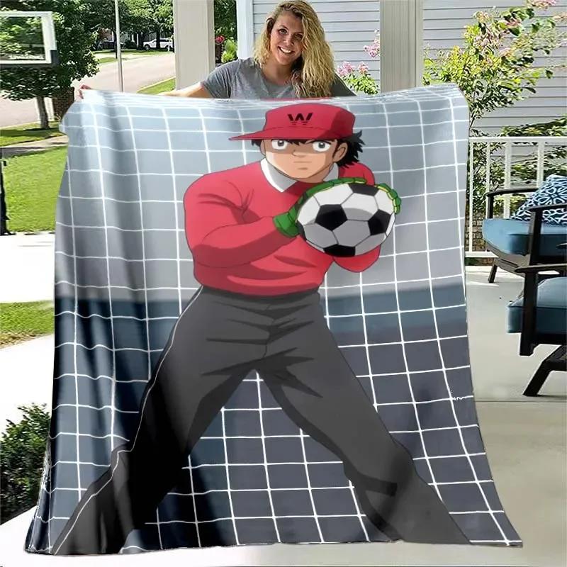 3D Captain Tsubasa Cartoon blankets picnic blanket Warm Flannel blankets Soft and comfortable blanket bed linings Birthday Gift