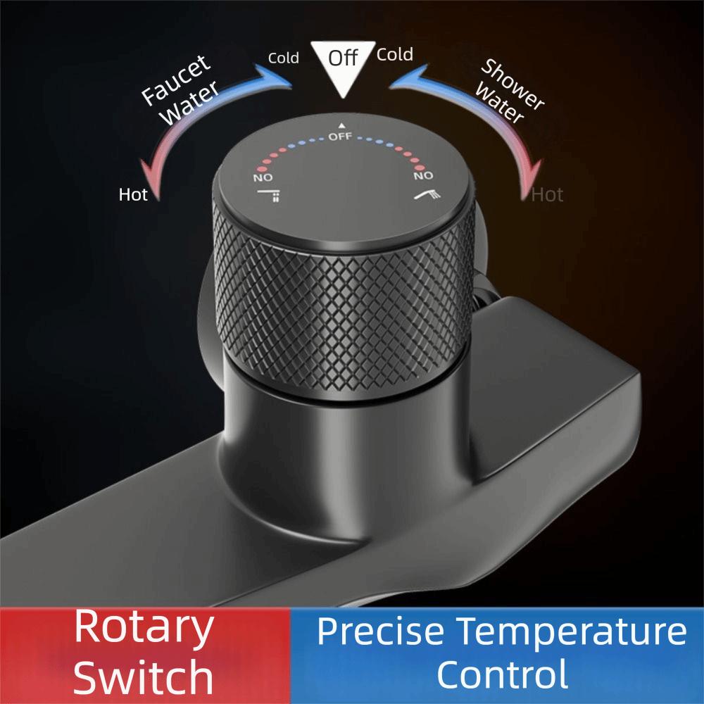 Stable Performance 3-Way Bath Shower Mixer Valve Bathroom Shower System  Home Upgrade