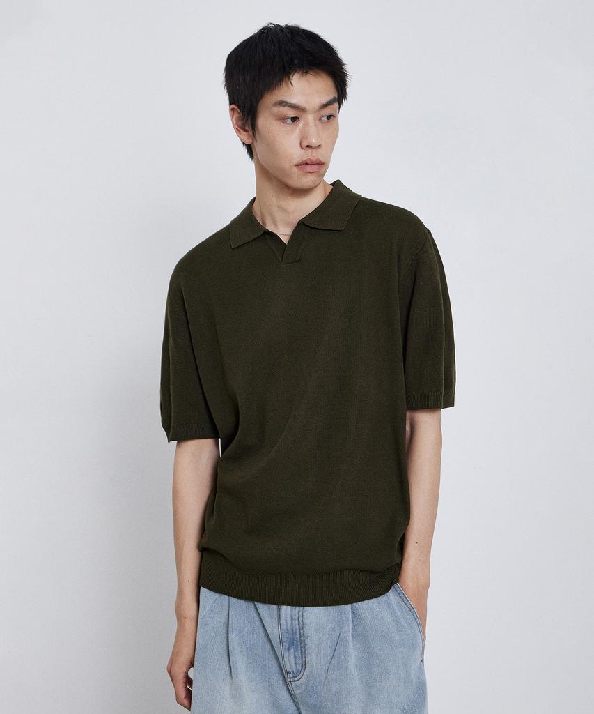 KIIMUIR (Collar Or Round) Linen-Like Half Knit 2 Types (Type A)