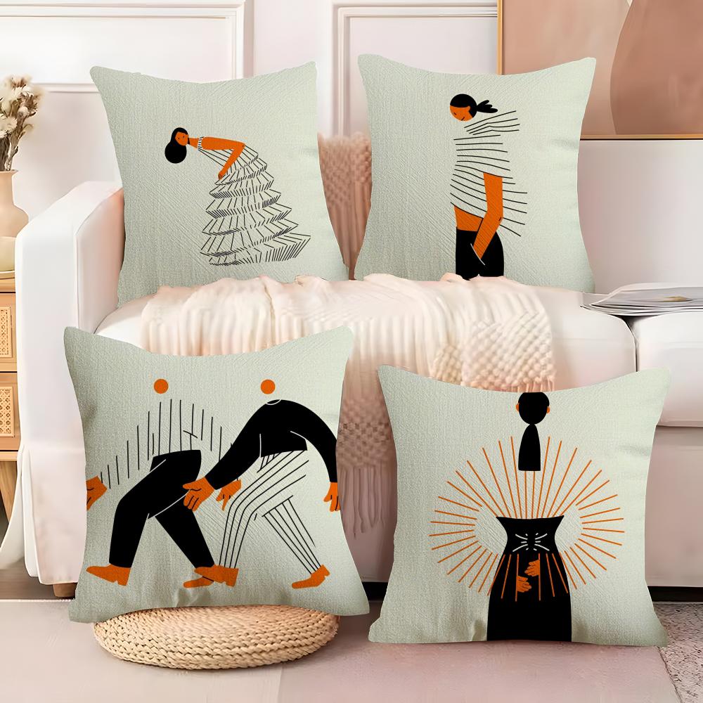 Luxury IIssey MiyaSke Cushion Cover Soft Plush Fabric DoubleSided Printed Sofa Cushion Cover for All Seasons Home Decor Gift