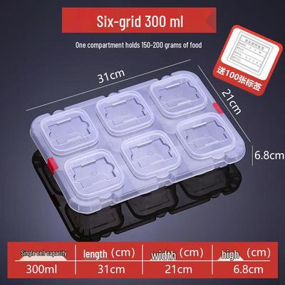 Xiyao Lebensmittelprobenbox mit mehreren Fächern