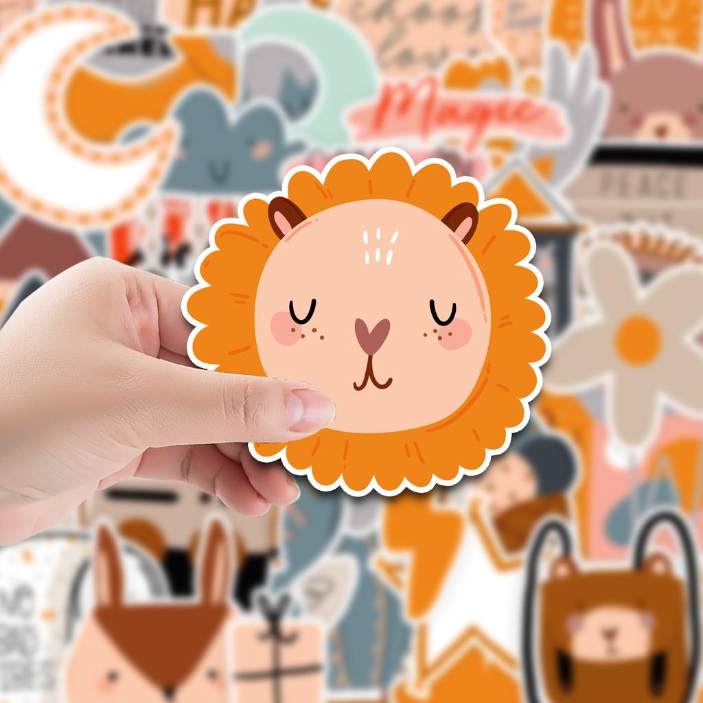 50 Bohemian Graffiti Stickers Luggage Car Notebook Refrigerator Waterproof Decorative Stickers