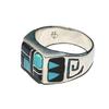 Helldorado Black & Blue Inlay Ring 01 (A Type)