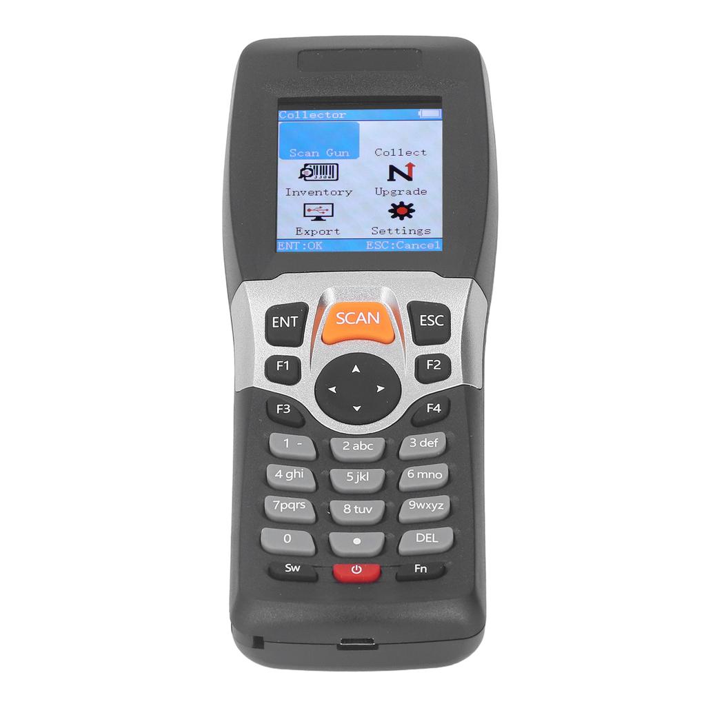 Wireless Barcode Scanner 1D 2.4GHZ 2.2 Inch Color Screen Portable Inventory Scanner
