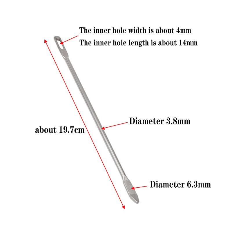 Elastische Nähzubehör DIY-Werkzeug Elastisches Seil Schnur Einfädler Clip Nähschlaufe Set Schlaufendreher Haken Flexibler Kordelzug Faden