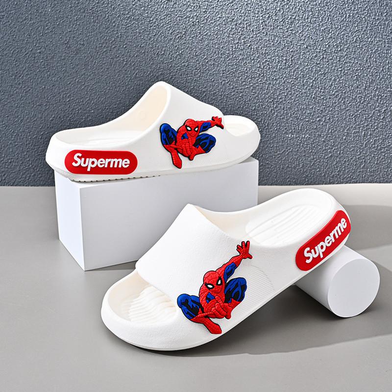 Jungen Bequeme Spider-Man Themen Indoor Rutschfeste Weiche Sohle Slipper Sandalen für Sommer