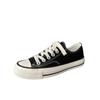 Shoes Women's New Versatile Breathable Black Round Head Flat-soled Canvas Shoes Students Lightweight Little White Shoes Women
