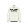 MLB New York Yankees Velvet Jackets Unisex Ivory White Baseball Collar Thickened 3AJPF0116-50CRS