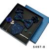 Men's Formal Tie & Pocket Square Eight-Piece Gift Set - High-End Wedding & Business 