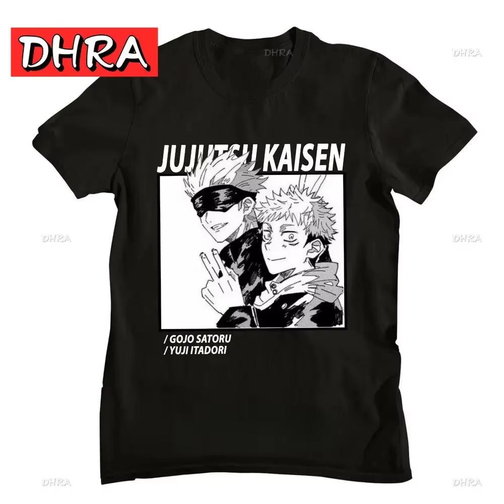 2026 Новая Битва Заклинаний Персонажи аниме Юрин и Рицу Товары, связанные с Битвой Заклинаний Футболка для мужчин и женщин M