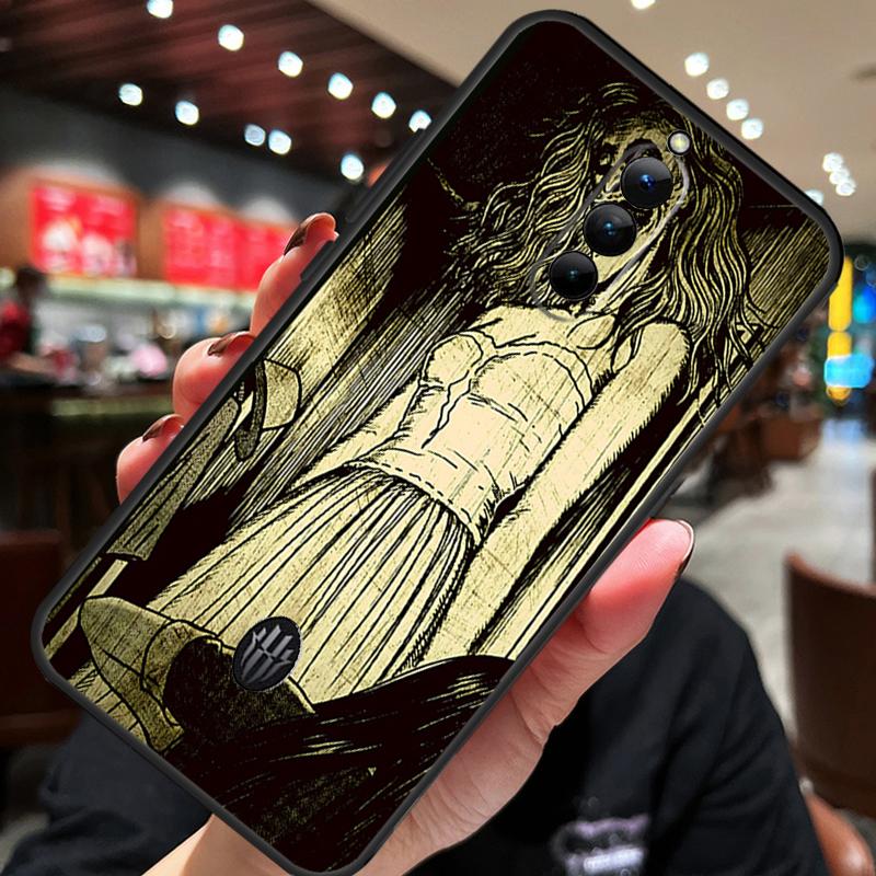 Horror Manga Style Case For ZTE Nubia Red Magic 8S 9S 10S 8 9 10 Pro Plus 6S 7S 6 7 Pro 5G 6R 11 Pro Plus Cover