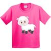 Inktastic Cute White Lamb Youth T-Shirt Farm Animals Little Wool Animal Favorite
