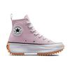 Converse Run Star Hike Trendy and Fashionable High-Top Canvas Shoes Unisex Light Pink