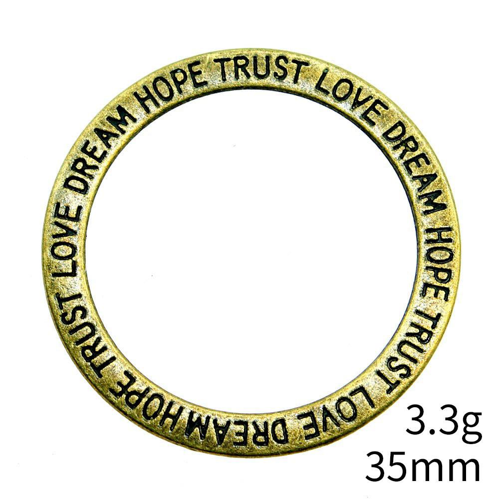 Christmas Decorations Jewelry Findings Hollow Circle Connector Accessories Parts Audience Accessories For Women Necklace And Earrings