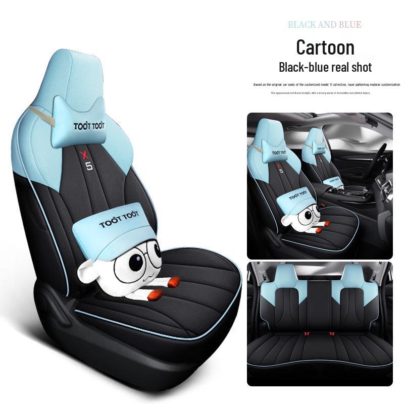 Oshan X5 All-Season Car Seat Cushions - Full Surround, Mesh Fabric, Original Design for Five-Seater