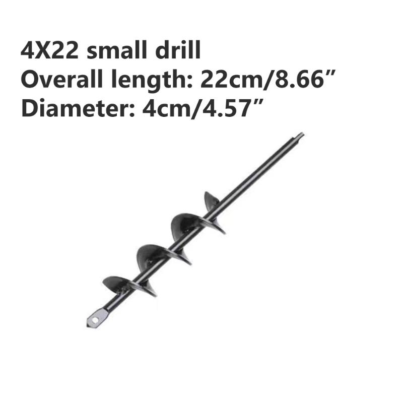 High Quality Earth Auger Drill Bit Garden Auger Spiral Bit Flower Planting Hole Digger Ground Auger Yard Gardening Planting Tool