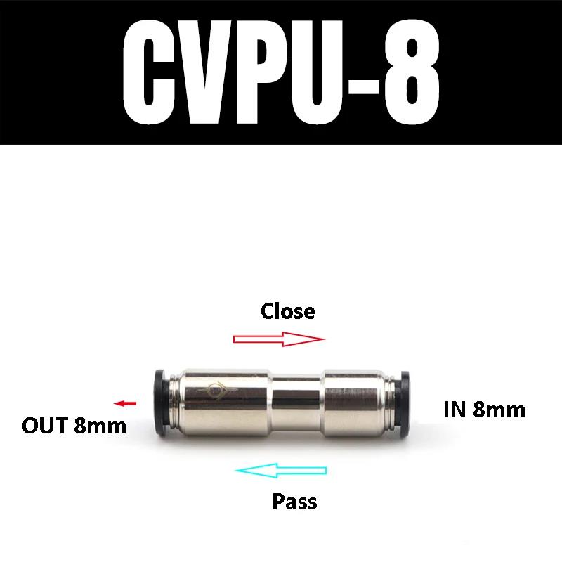 Pneumatic One-way Non Return Check Valve Original Replacement Straight Control CVPU AKH Non Return Plastic Check Car Pressure Regulators 5