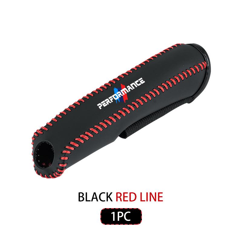 AAAOT1 Car Handbrake Sleeve Leather Cover Anti-Skid Auto Parking Brake For BMW E46 E90 F30 F10 F20 G20 E87 E60 F01 F02 G14 E83