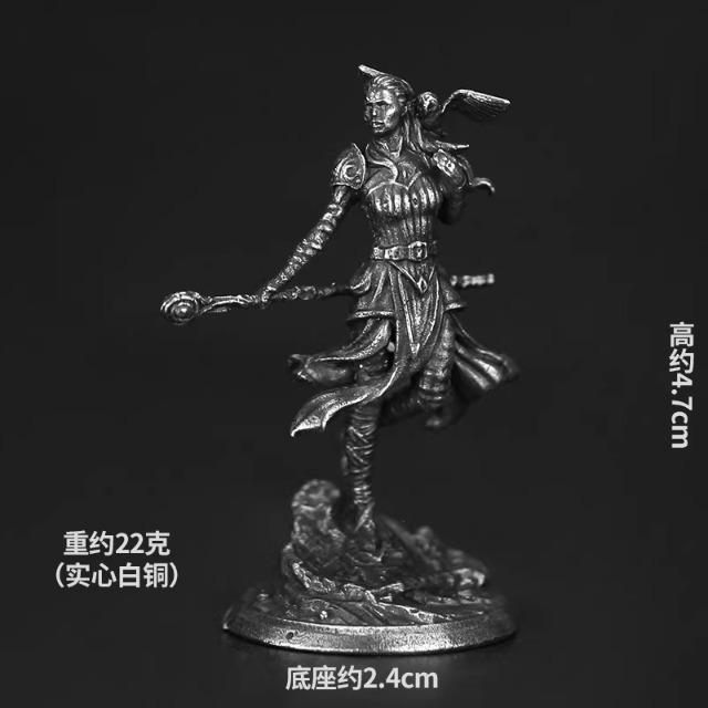 Metal Soldier Action Figure Miniature Board Game Model Desktop Ornament Collection Toy Gift