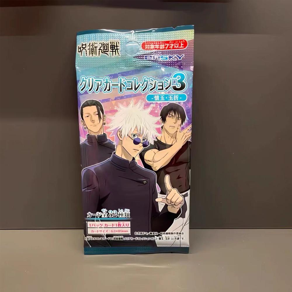 Anime Jujutsu Kaisen Cards Gojo Satoru Itadori Yuji Fushiguro Megumi Figure Flash Card Pocards Bookmark For Collection Gifts