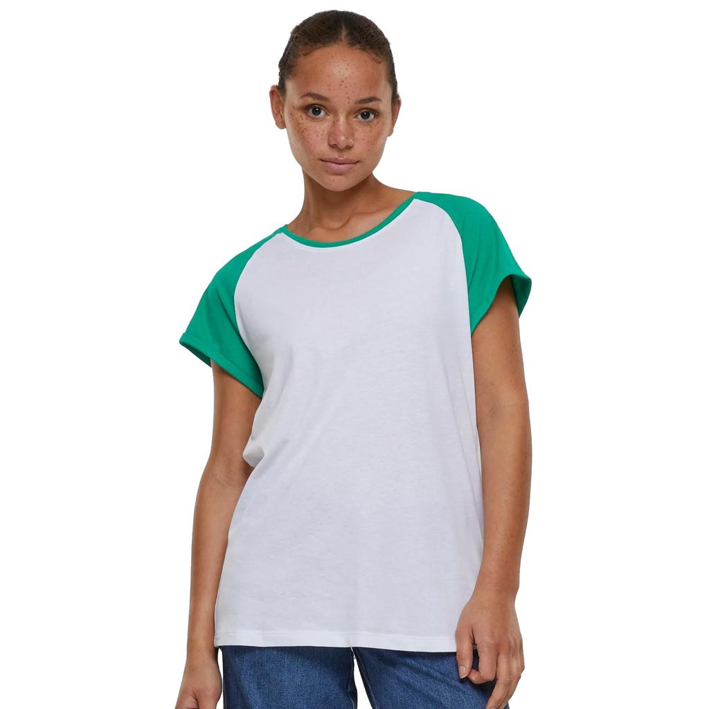 Urban Classics Womens/Ladies Contrast Raglan T-Shirt