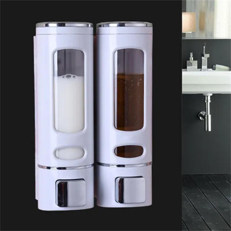Dispenser Sapone a Muro 1/2/3 Teste Casa Pressa Manuale Igienizzante Mani Shampoo Bagnoschiuma Dispenser Accessori Bagno