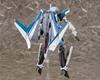 Aoshima Bunka Kyozai VFG Macross Delta approximately 155mm plastic model kit production run for the initial VF-31J Siegfried, tall, pre-colored MC-01