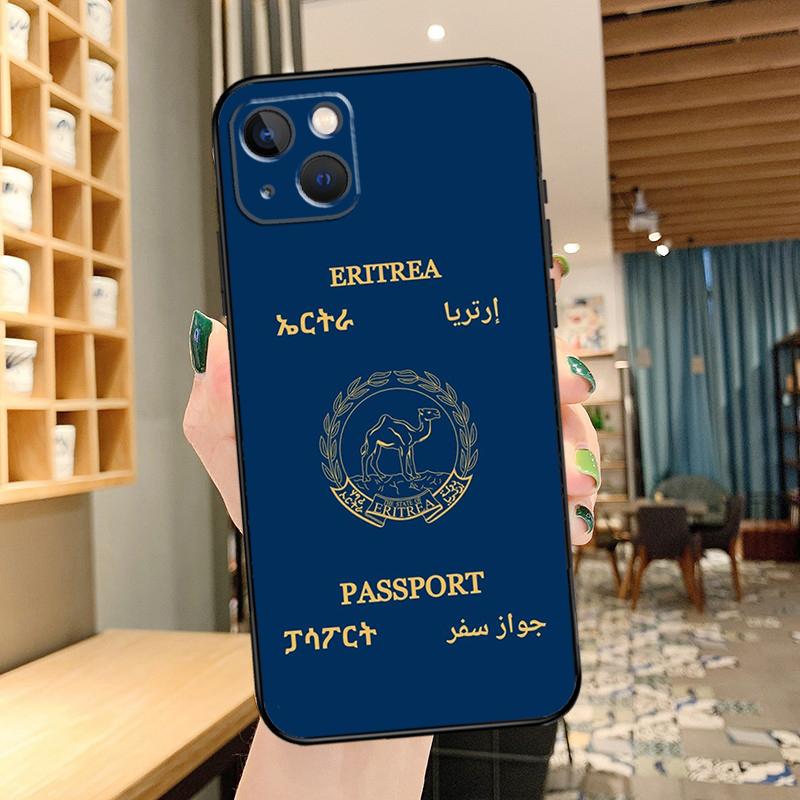 Eritrea Flag Phone Case For iPhone 11 12 13 14 15 16 Pro MAX 12 13 Mini X XR XS Max Plus Cover Coque