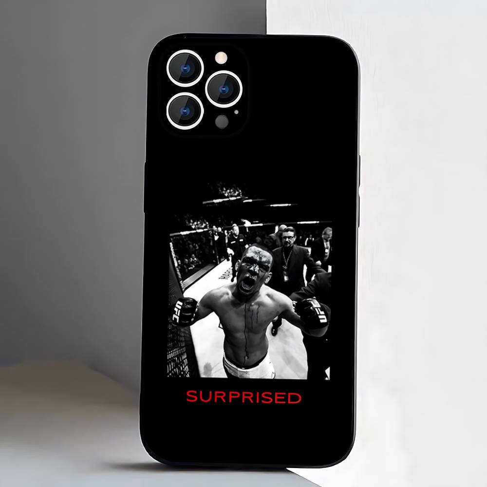 N-Nate D-Diaz Boxing Phone Case For iPhone 17,16,15,14,13,12,11,Pro,XS,Max,XR,Plus,E,SE4,Mini Black Soft Cover