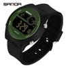 SANDA New Single Movement Electronic Watch Multifunctional Men's and Women's Fashion Outdoor Sports Waterproof Watches
