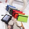 Canvas Mini Coin Purse Simple Zipper Kid Storage Pouch Money Pocket Solid Color Coin Key Bag Women Men Cute Wallet Mini Purse