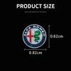 Car Emblem Logo Decorative Stickers Badge Decal Interior Styling For Alfa Romeo 159 Giulietta Giulia 147 Mito 156 166 Stelvio