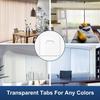 (16 Set/32 Pieces) Clear Vertical Blind Repair Tabs, Vertical Blinds tabs/Blind Fixers for Vertical Blinds Replacement Slats & Parts