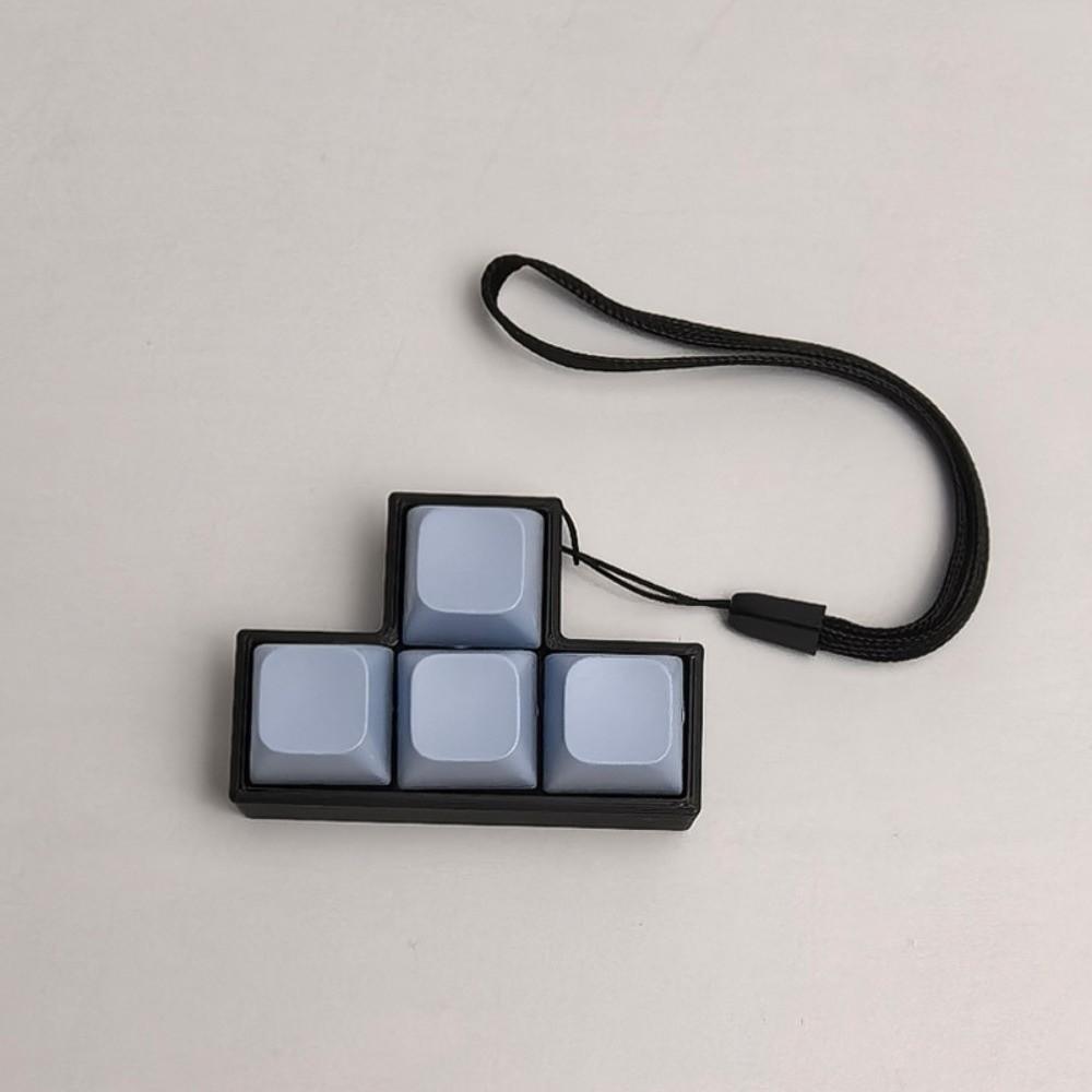 Keycap Finger Keyboard Cap T-shaped Clicker Toy Relaxing Pendant  for Adults