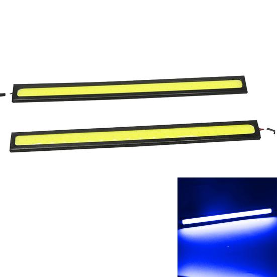 

2 шт. Светодиодная фара для автомобиля 28 светодиодов Ультратонкая Водонепроницаемая COB Дневной ходовой свет для универсальной автомобильной модификации белый