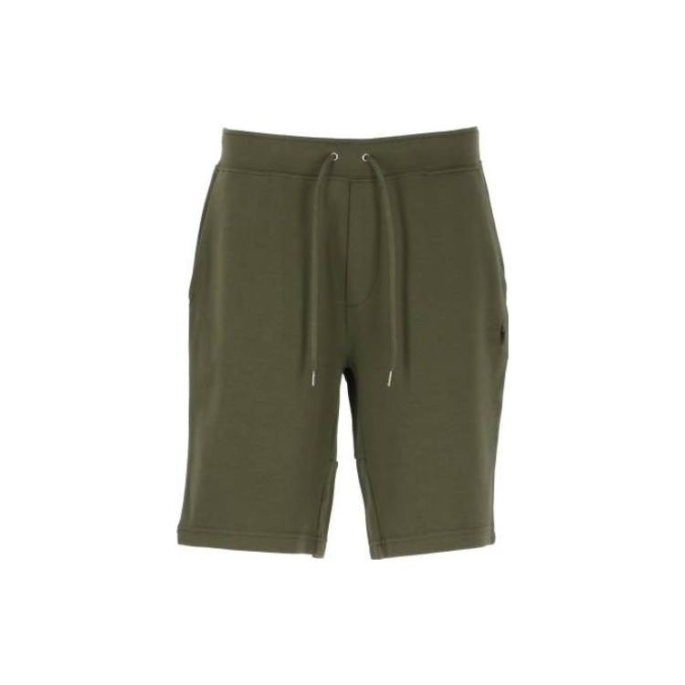 

Polo Ralph Lauren SS23 Logo Embroidered Solid Color Sports Shorts Men Shorts Olive-Green 710881520-008 L
