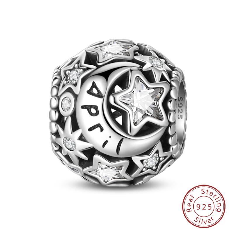 Charms Fit Qikaola Bracelets Copper Twelve Constellations Charms Beads Leo Aries Virgo For Birthday Jewelry Gifts