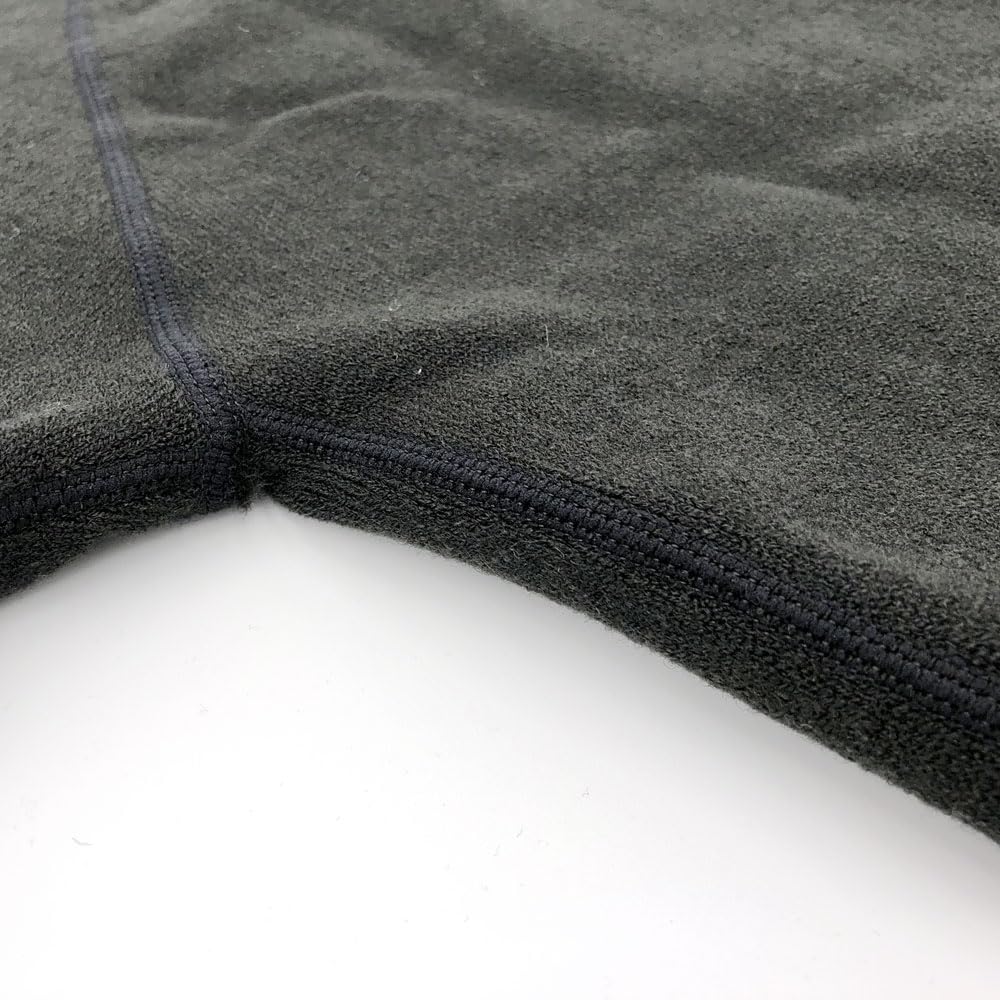 Mochihada Mochijoy Crew Neck Long Sleeve Extra Size Cold Cold Weather Fleece Outdoor Work Shirt, Thick, Men's, M, Black, Weather, Innerwear, Men's,