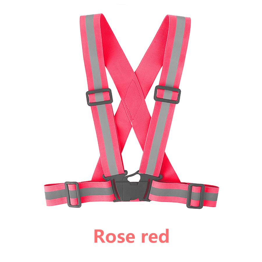 Outdoor Night Walking   Vests Highlight Adjustable Lightweight Reflective Vest Biking  Straps Waterproof Running Gea