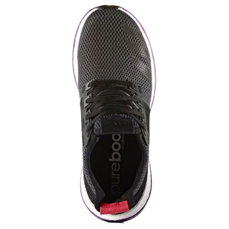 Adidas Pureboost Zg Raw Comfortable Fashion Slip Resistant Durable Low Top Casual Running Shoes Women Sneaker Black BB3920