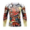 Custom Tattoo Men's Gym Compression Fitness Tshirt Masculine Sublimation Long Sleeve Rashguard BJJ Jiu Jitsu Boxing Jersey