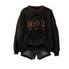 Women's Witch Tree Print Hoodie Long Sleeve Pullover for Fall Winter
