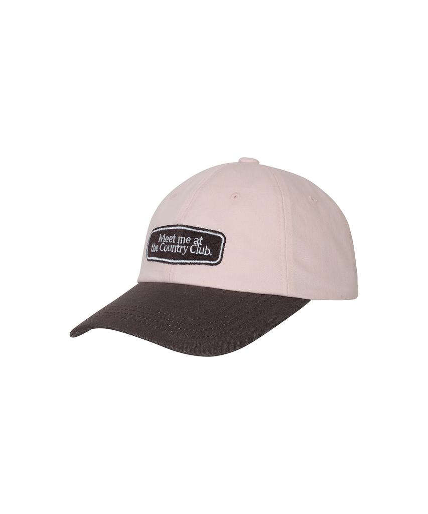 Peulleibu Contrast Logo Ball Cap_Pink