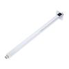 Ceiling Shower Arm Multifunctional Stainless Steel Square Rain Shower Head Straight Arm