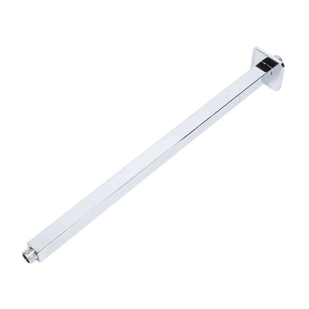 Ceiling Shower Arm Multifunctional Stainless Steel Square Rain Shower Head Straight Arm