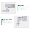 10pcs Auto-On LED Hinge Light Semi-Recessed Battery-Operated Under-Cabinet Lighting for Home Office Wardrobe Kitchen Closet Lamp