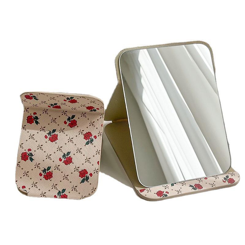 Oglindă de machiaj pliabilă HD portabilă pentru studenți și cămine