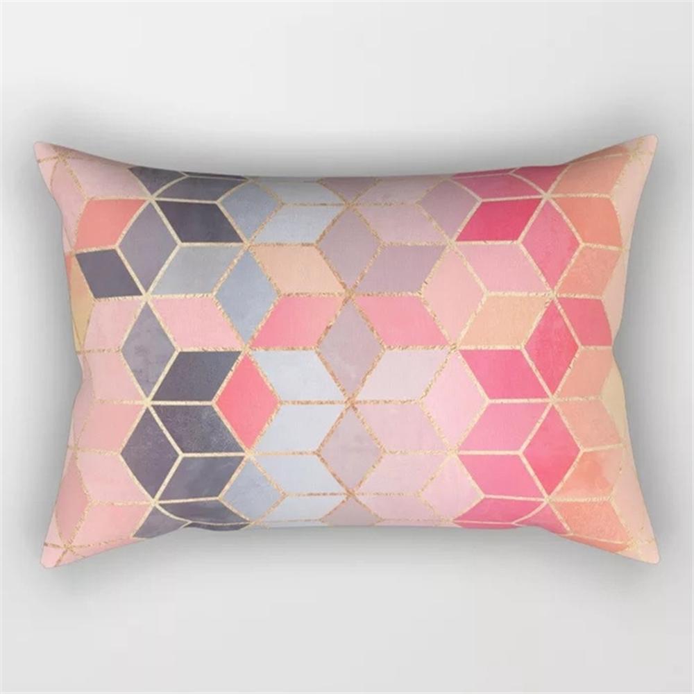 Geometric Abstract Stripe Rectangular Pillowcase 30x50 Cm Sofa Pillow Cushion Cover Bedroom Living Room Stylish Home Decor