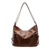 Multi-Function Backpack Soft Leather Women's Shoulder Bag Large Capacity Tote Bag Underarm Bag